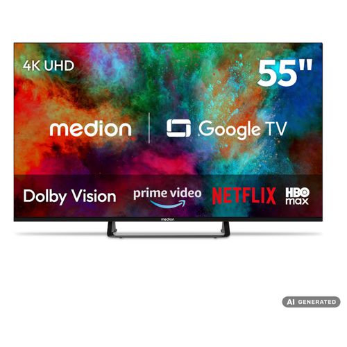 MEDION 138,8 cm (55 Zoll) Fernseher 4K Smart TV - MD 855401
