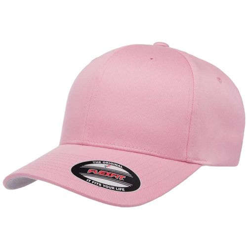 Flexfit Wollige gekamde muts (Roze)