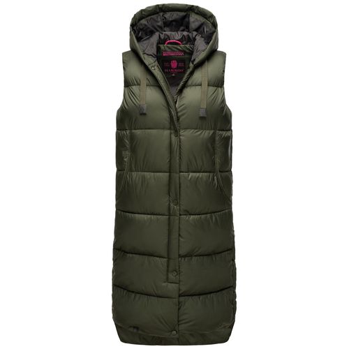 Marikoo Sayorii dames winterbodywarmer – lang, warm & met capuchon