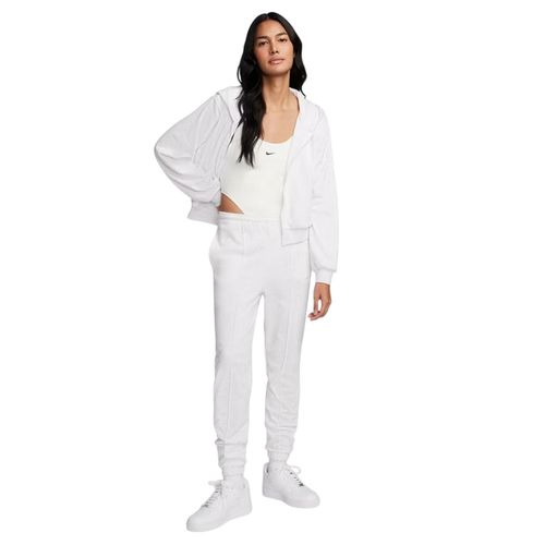 Nike Chill effen hoodie met doorlopende rits voor dames (Berkenheide)