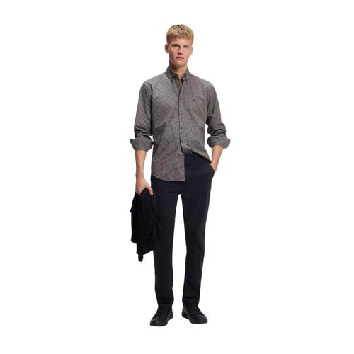 Boss Ricoplus-overhemd voor heren (Zwart)
