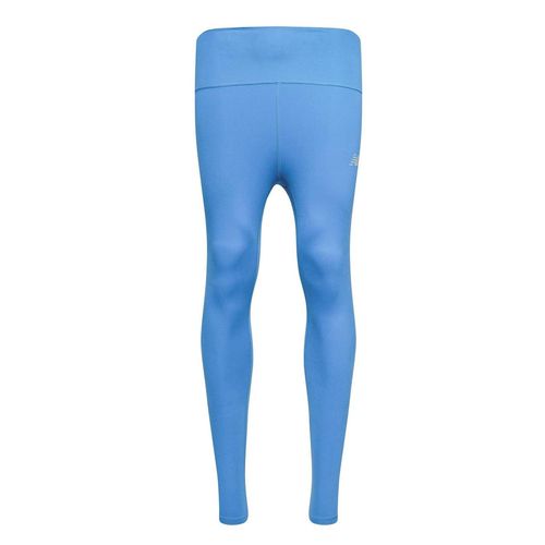 New Balance Dames Harmony Logo Hoge Taille Leggings (Blauw)