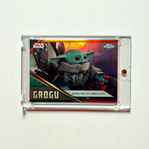 Topps Chrome 2023 Star Wars: Grogu’s Journey + Ahsoka Tano /25 (JG-12)