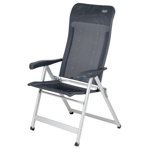 Crespo AL-237, 140 kg, Campingstuhl, 4 Bein(e), 4,3 kg, Textil, Grau