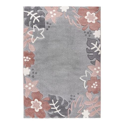 Muratap Kindervloerkleed happy bloemen – zacht vloerkleed – speelkleed voor kinderkamer