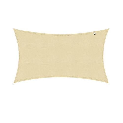 Kopu ® schaduwdoek rechthoek 280 gram waterdoorlatend 4x5 m creme