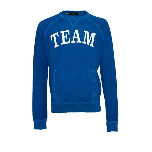 Dsquared2, blauwe trui met tekst.