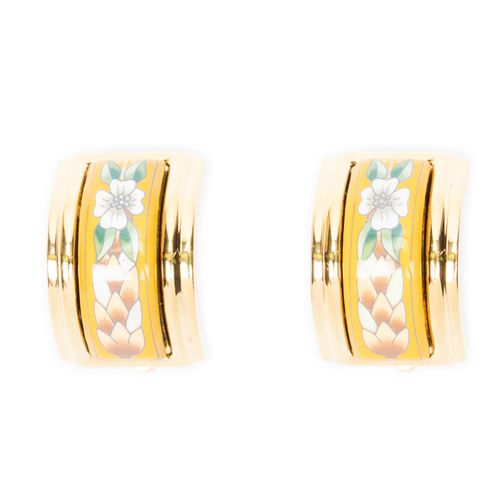 Enamel Clip On Earrings armband