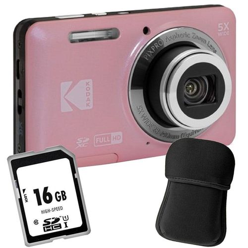Kodak Pixpro FZ55 pink Digitalkamera Großes