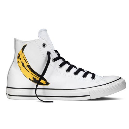 Converse x Andy Warhol Chuck Taylor All Star High WARHOL BANANA Kollektion 149535C Limited Edition Größe 9 UK · 42.5 EU · 27.5 cm