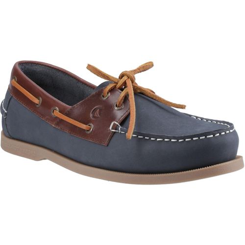 Sperry Tacoma Heren Bootschoenen Van Leer In Marineblauw/Bruin