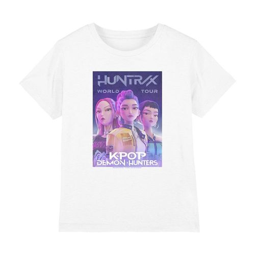 K-Pop Demon Hunters Kinder Wereldtour Huntr/X T-shirt (Wit)