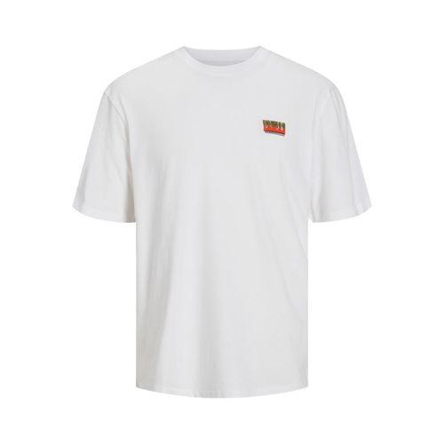 Jack & Jones Tee SS Canon Wide Fit Tee Wit