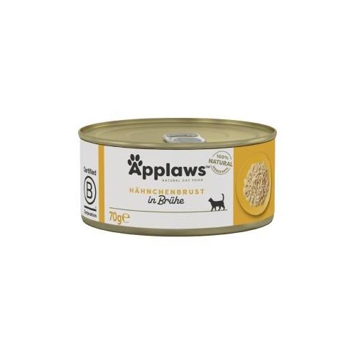 Applaws Nassfutter Katze Adult in Brühe Hühnerbrust 48x70 g