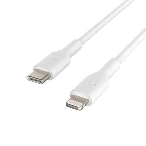 BELKIN Lightningkabel "BOOST CHARGE Lightning auf USB-C Kabel, 2m", weiß, 200cmcm, Kabel, Lightningkabel