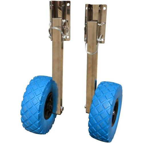 Slipräder Heckräder Schlauchboot Transportwagen Kajakwagen für Schlauchboote Schlauchbooträder bis 150kg
