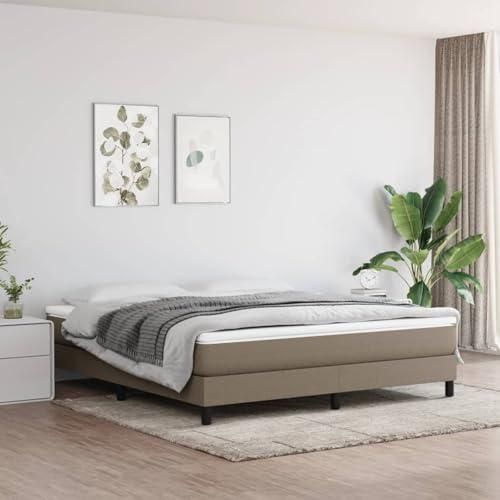 Taschenfederkernmatratze Mittelharte 180x200x20 cm Weiß/Taupe - Für Rücken- und Bauchschläfer Model347838