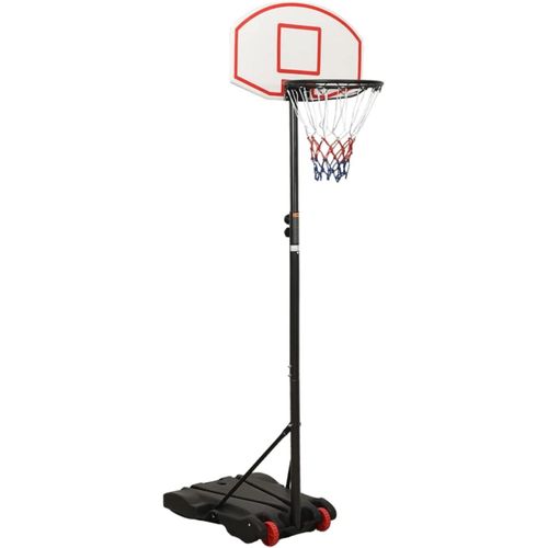Basketballständer, Basketballkorb Outdoor, Basketball Korb, Basketball Hoop, Basketball Ständer, Weiß 216-250 cm Polyethylen