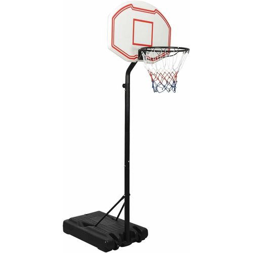 Basketballständer, Basketballkorb Outdoor, Basketball Korb, Basketball Hoop, Basketball Ständer, Weiß 237-307 cm Polyethylen