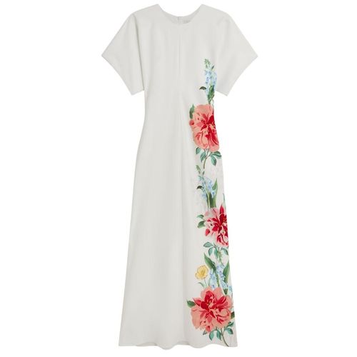 Ted Baker Dodia Column Witte Maxi-jurk