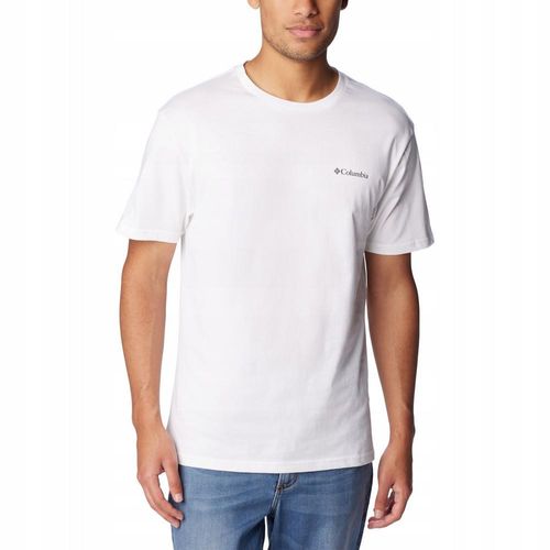 Columbia Heren Basis Logo T-Shirt (Wit)
