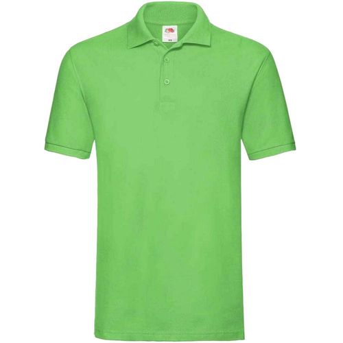 Fruit of the Loom Heren Premium Katoenen Piqué Poloshirt (Kalk)
