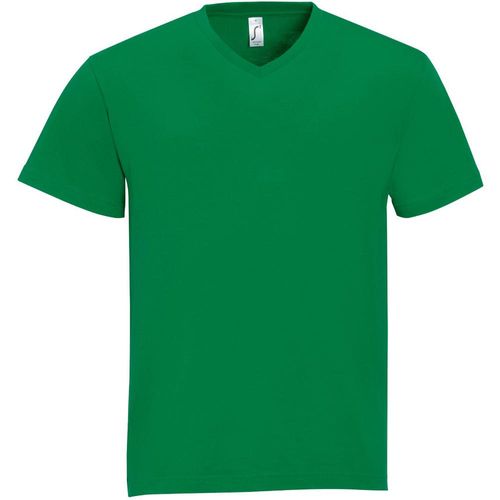 SOLS Herenoverwinning V Hals Korte Mouw T-Shirt (Kelly Groen)