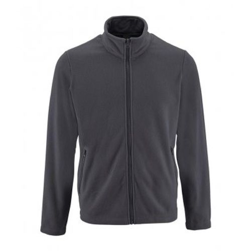 SOLS Heren Normandische Fleece Jas (Houtskool)