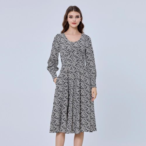 Midi Tea -jurk met Liberty Print