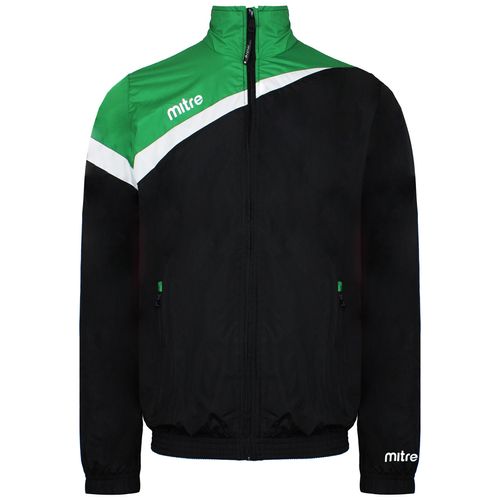 Mitre Polarize Heren Zwart/Groen Regenjas
