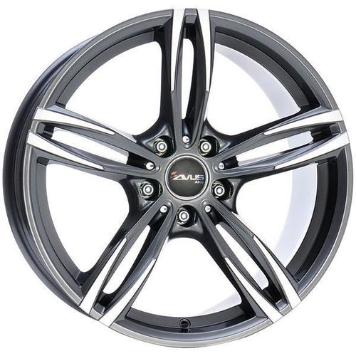 18 Zoll Alufelge AVUS ac-mb3 18"x8.5" 5x120 PCD ET37 72.6mm Felge Antraciet