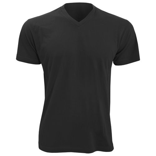SOLS Herenoverwinning V Hals Korte Mouw T-Shirt (Diep zwart)