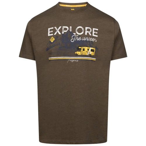 Trespass Heren Thelon Bedrukt Casual T-shirt (Moeras-Marl)