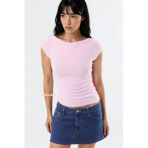 Slim Fit Boothals Blouse