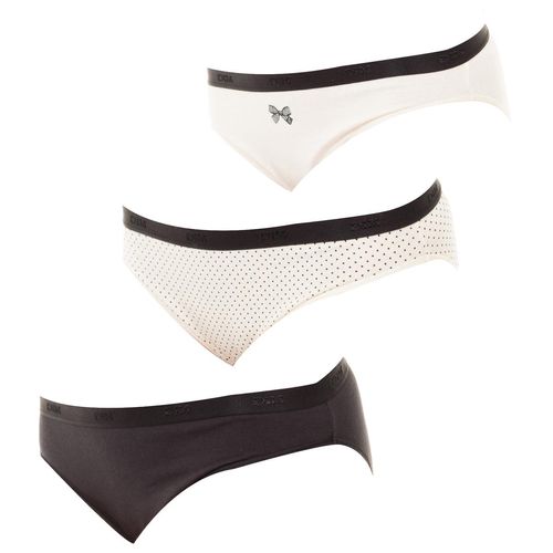 Pack-3 Höschen Slips Coton Strech D4C17 Frau