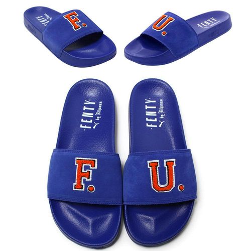 Puma x Fenty FU Blauwe Sliders - Dames