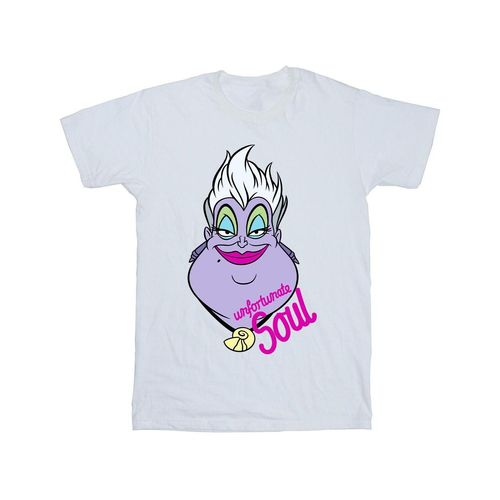 Disney Heren Schurken Ursula Ongelukkige Ziel T-Shirt (Wit)