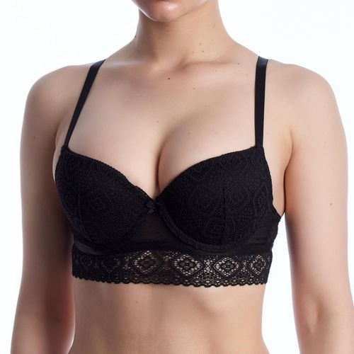 AMAYA Dames Kant Ondersteunende Push-Up Beha