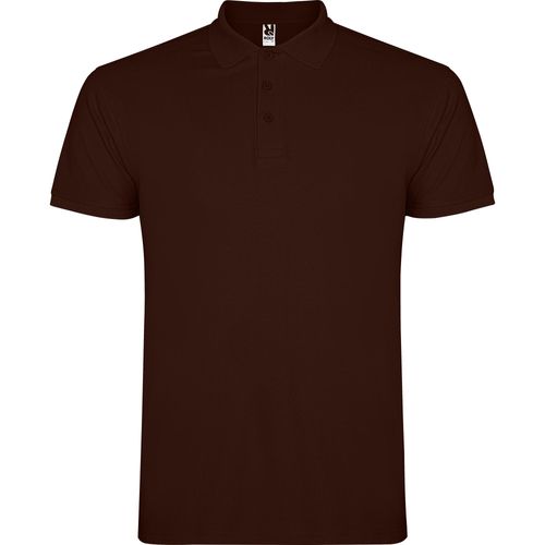 Roly Heren Ster Poloshirt (Chocolade)