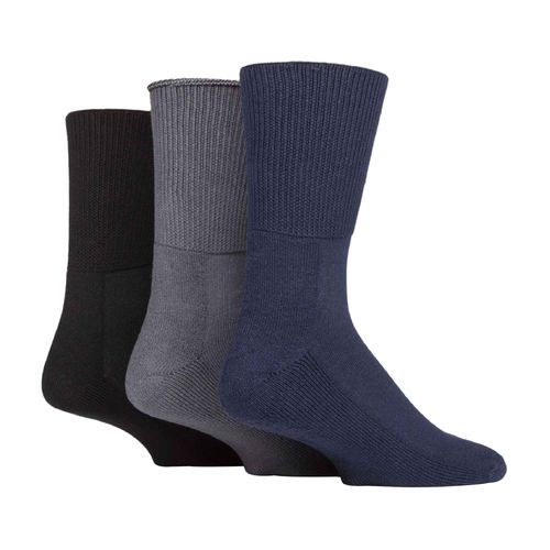 3-Pack Extra Brede Bamboe Diabetessokken voor Gezwollen Benen