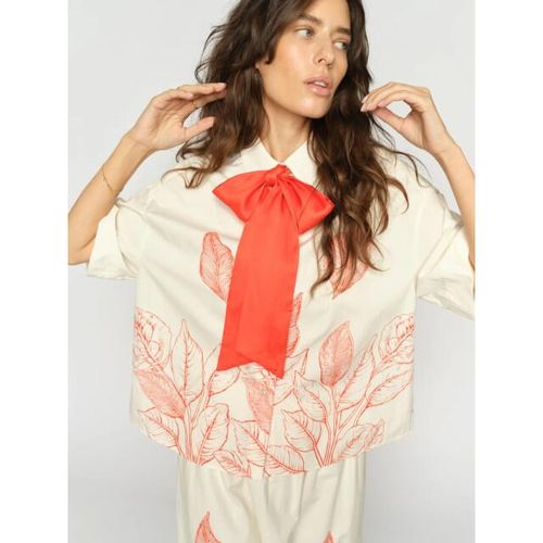 Mos Mosh 177770 180 mosmosh mm saras monochrome shirt ecru