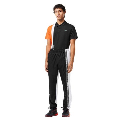 Lacoste Tracksuitbroek Heren Kleurblok (Zwart, Wit)