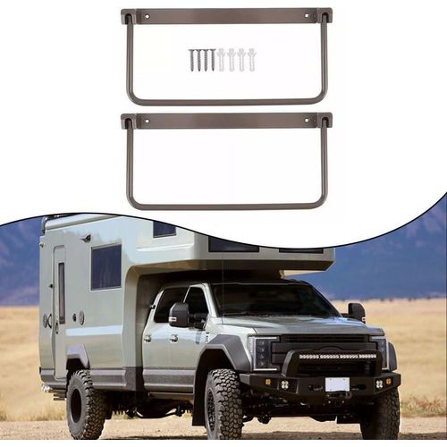 Platzsparendes, faltbares Schuhregal aus Aluminium zur Wandmontage im Wohnmobil, Schuh-Organizer für Camper, Reiseanhänger und Yacht, 2 Stück