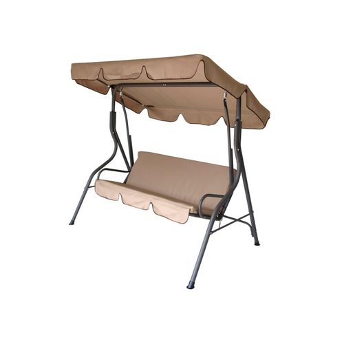 Hollywoodschaukel FLORIDA 3-sitzer, grau/creme