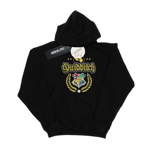 Harry Potter Jongens Zwerkbal Crest Hoodie (Zwart)