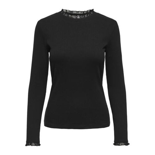 Only Onlleslie ls lace mix top jrs noos -