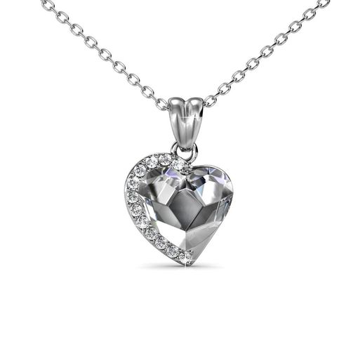 Liefdeshangers - Zilver en Kristal