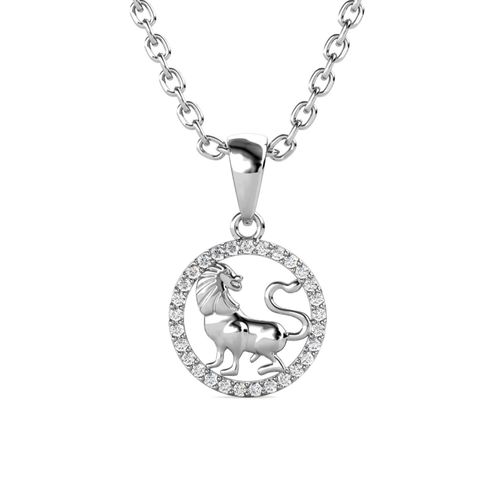 Leo Zodiac-hangers - Zilver en kristal
