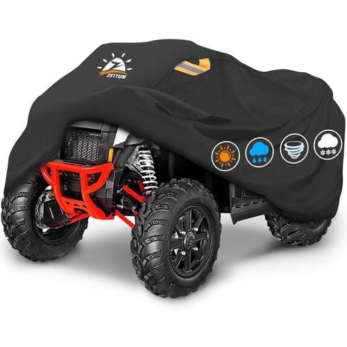Quad Abdeckplane 241 cm Heavy Duty Wasserdicht 600D PolyurethanOutdoor ATV Schutzhülle