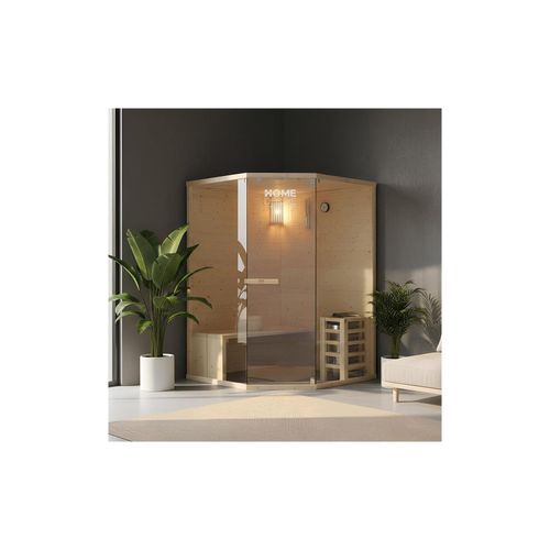 HOME DELUXE Traditionelle Sauna ARUNA - 130 x 190 cm für 2-3 Personen